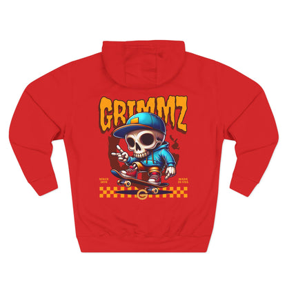 Weirdo Graphic Hoodie — Retro Skate Cartoon Fleece Pullover
