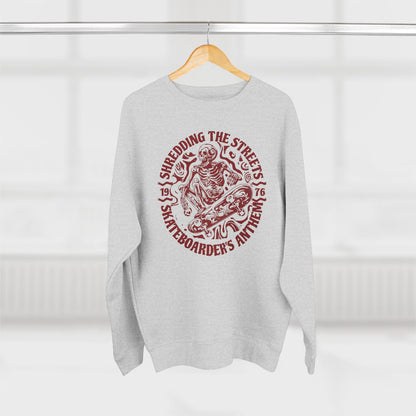 Skate Anthem Shredding Streets Sweatshirt