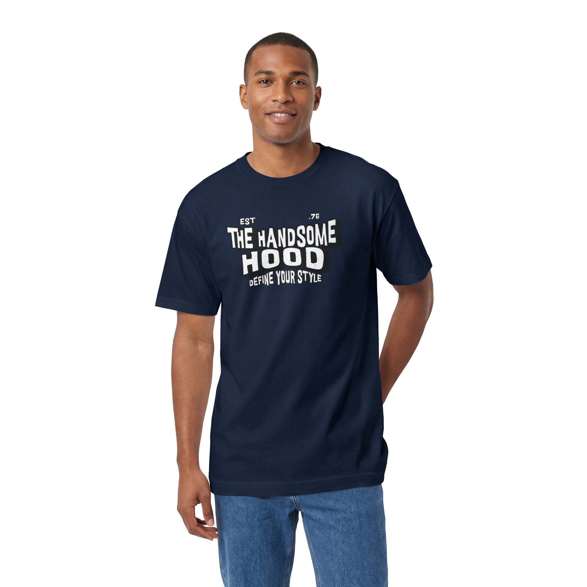Graphic Tee — "The Handsome Hood" Retro Logo