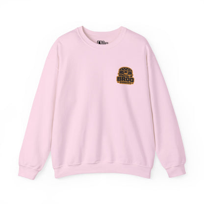 Burger Logo Sweatshirt — 'BROO Burgers' Retro Fast Food Crewneck