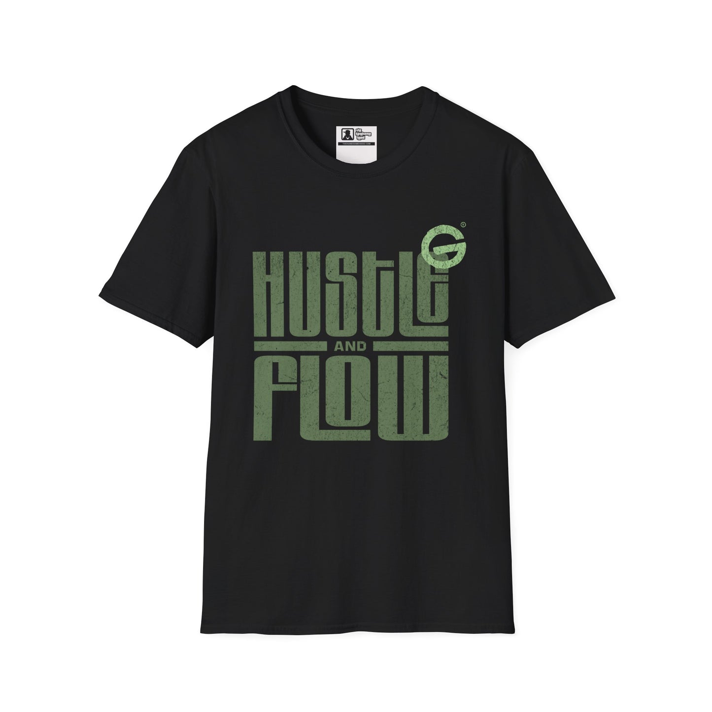 Hustle and Flow T-Shirt — Vintage Green Graphic Tee
