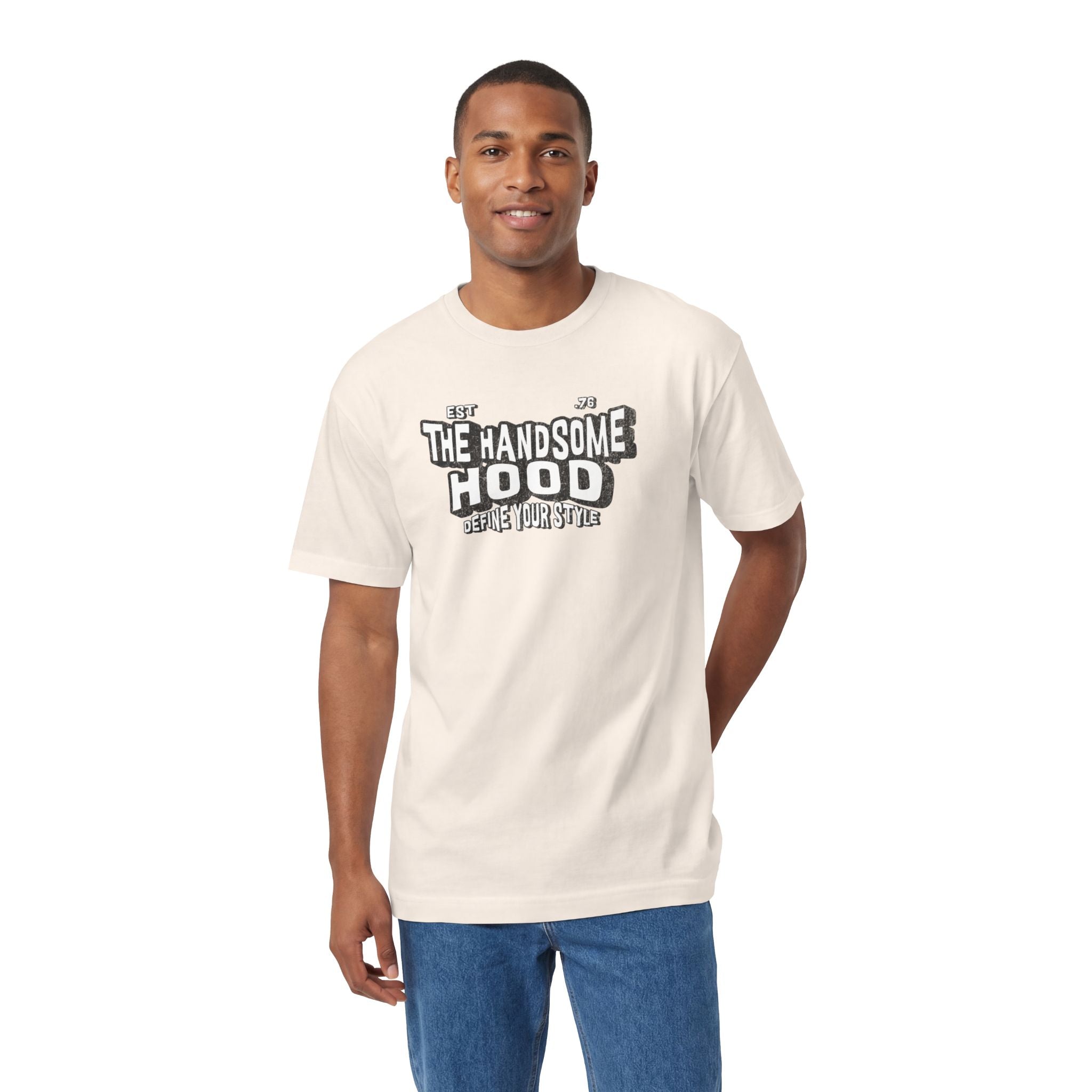 Graphic Tee — "The Handsome Hood" Retro Logo