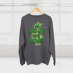 Dreams Cost Money Crewneck Sweatshirt – Green Graffiti Money Graphic