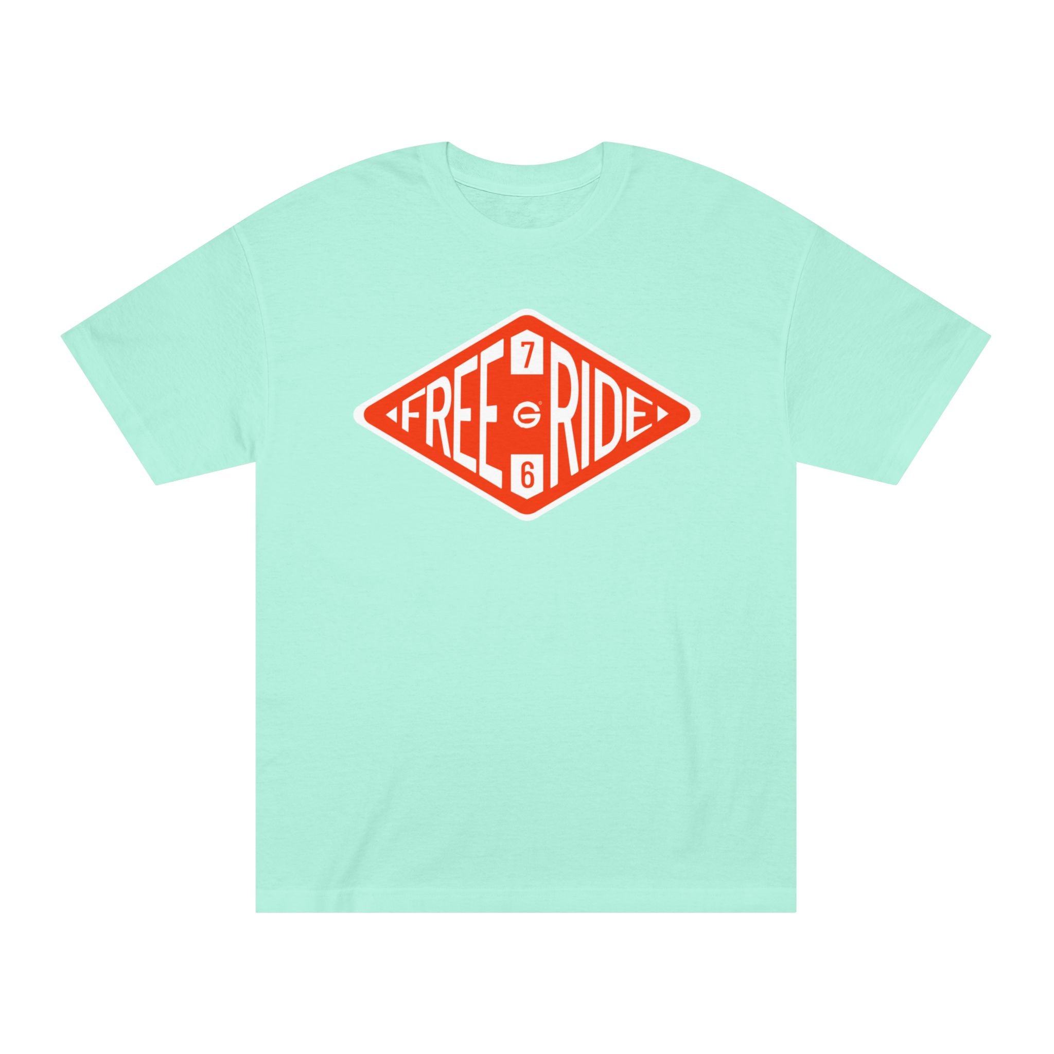 Free Ride 766 Retro Logo Tee — Vintage Surf/Skate Graphic T-Shirt