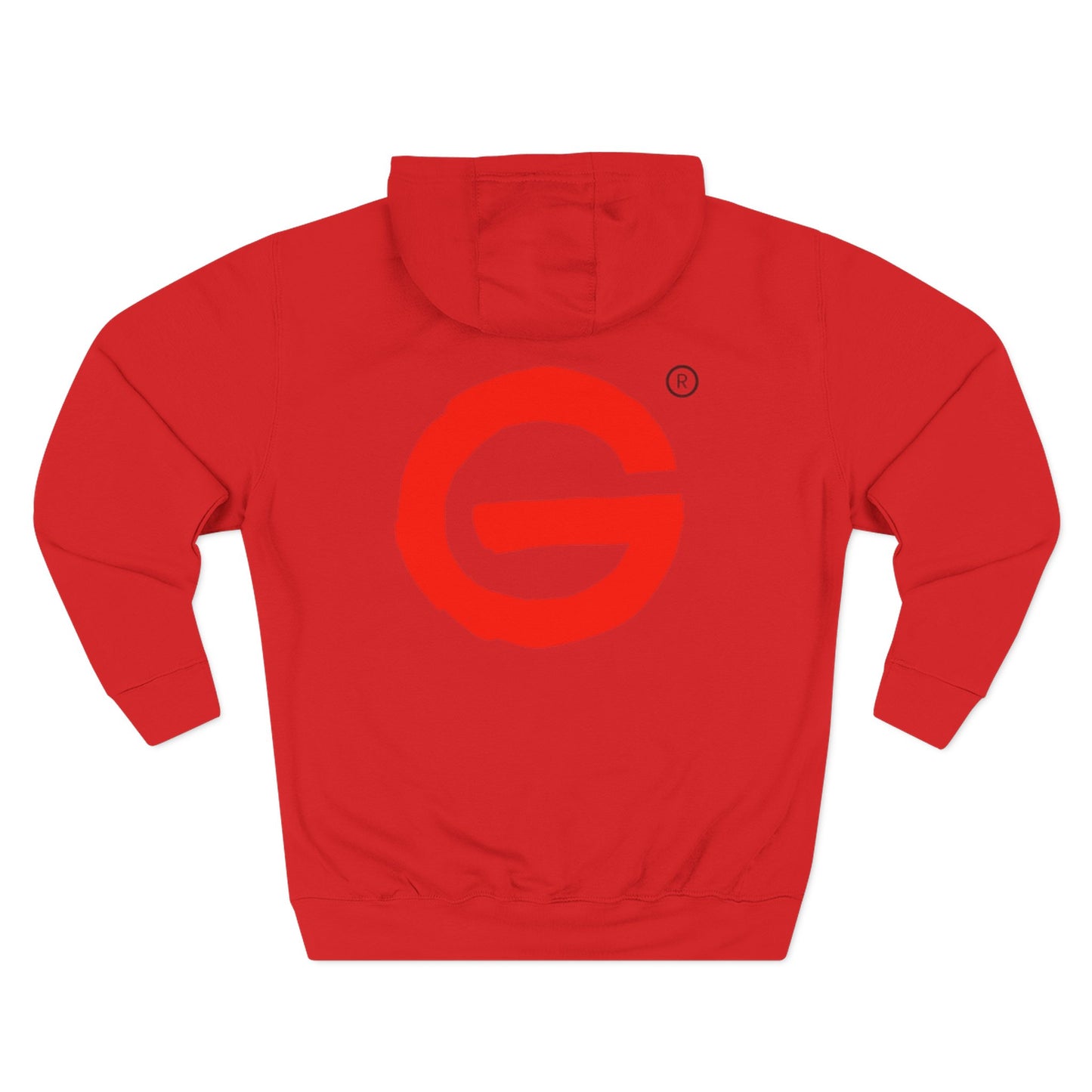 Red Brushstroke G Logo Hoodie