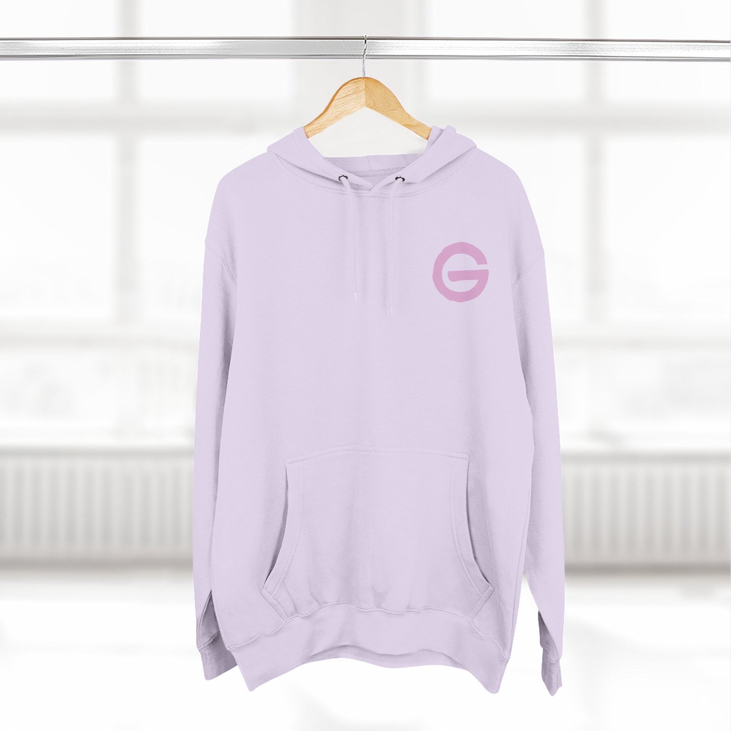 Minimalist Pink G Logo Hoodie