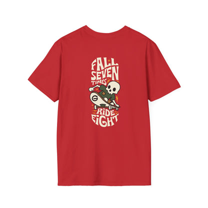 Skater Skull Tee Skateboard Graphic T-Shirt