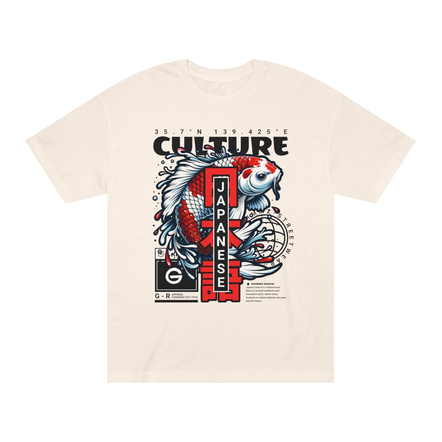 Japanese Koi Culture Graphic Tee