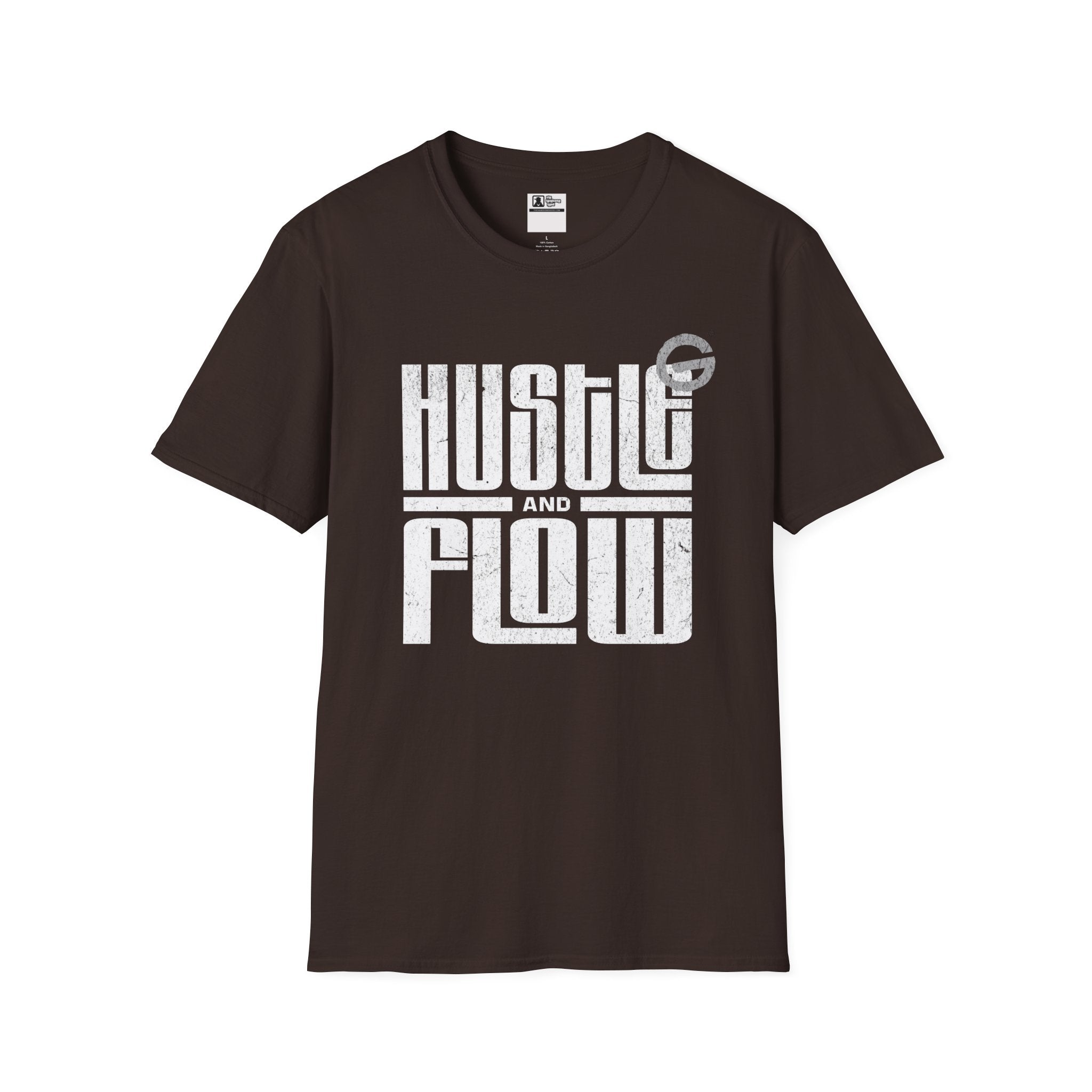 Hustle and Flow T-Shirt — Motivational Graphic Tee for Creatives & Entrepreneurs