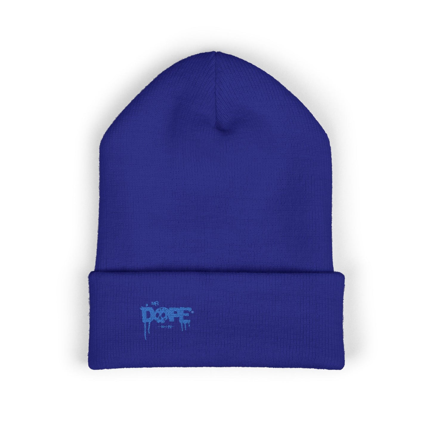 Embroidered Dope Streetwear Knit Beanie
