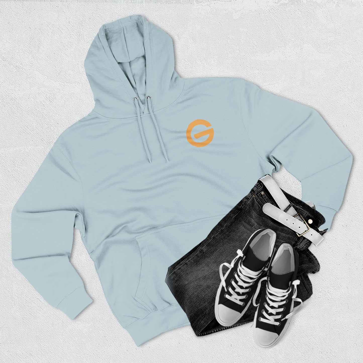 Hustle Flow Retro Gold Hoodie