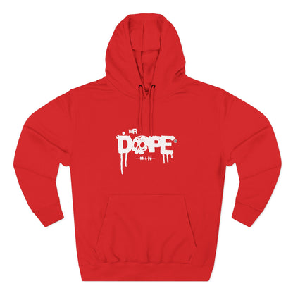 Classic White Three-Panel Hoodie