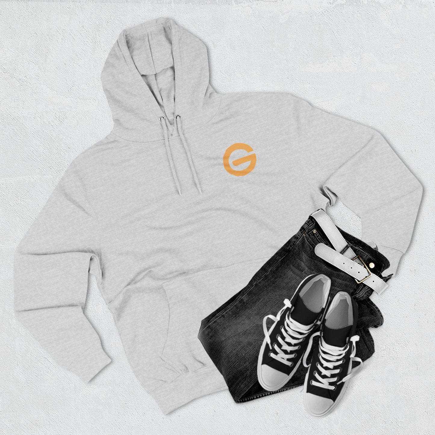 Hustle Flow Retro Gold Hoodie