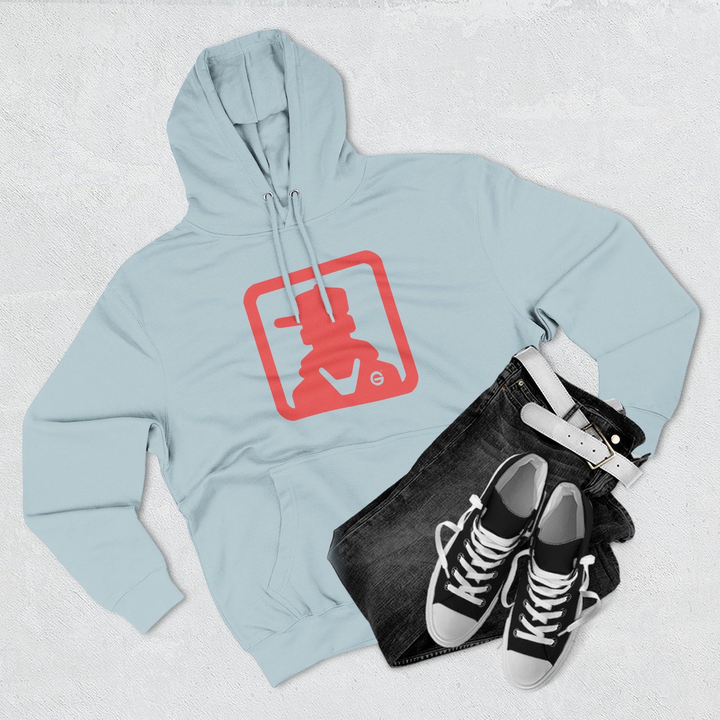 Cowboy Silhouette Western Ranch Hoodie Pullover