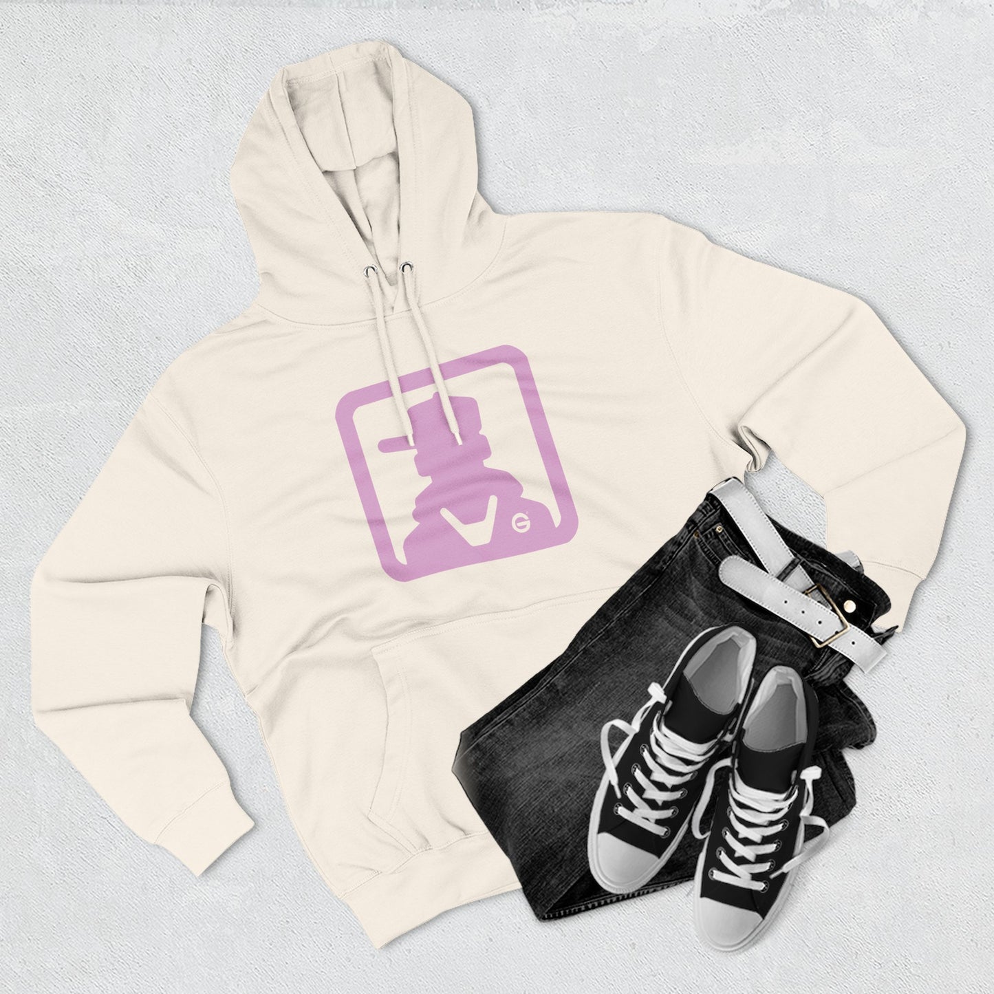 Pastel Pink Cat Hoodie