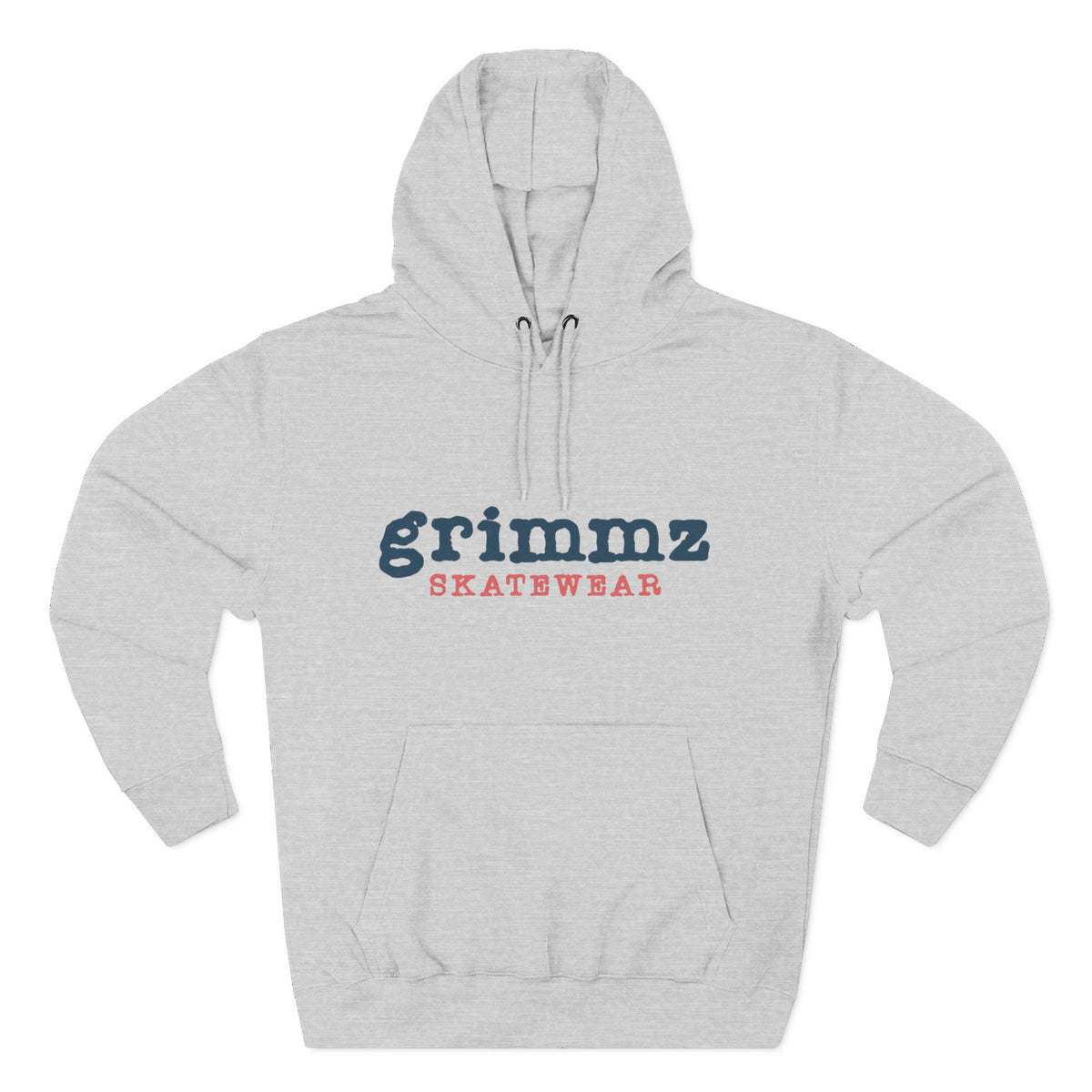 Grimmz Skatewear Fleece Hoodie — Vintage Skate Logo Pullover