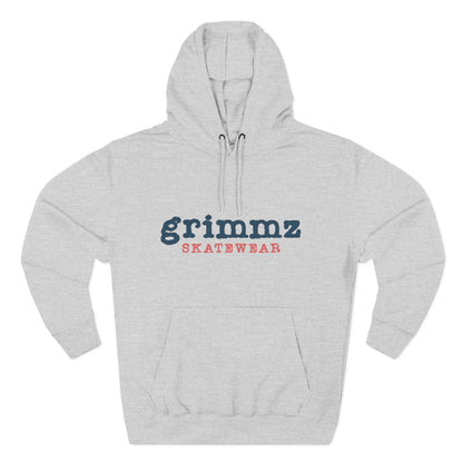 Grimmz Skatewear Fleece Hoodie — Vintage Skate Logo Pullover