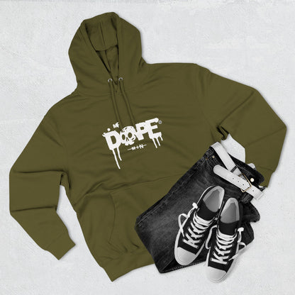 Classic White Three-Panel Hoodie