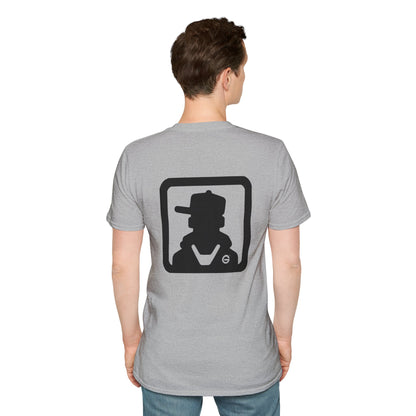 Minimal Monochrome Silhouette Logo Tee
