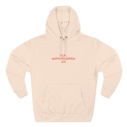 Red Brushstroke G Logo Hoodie