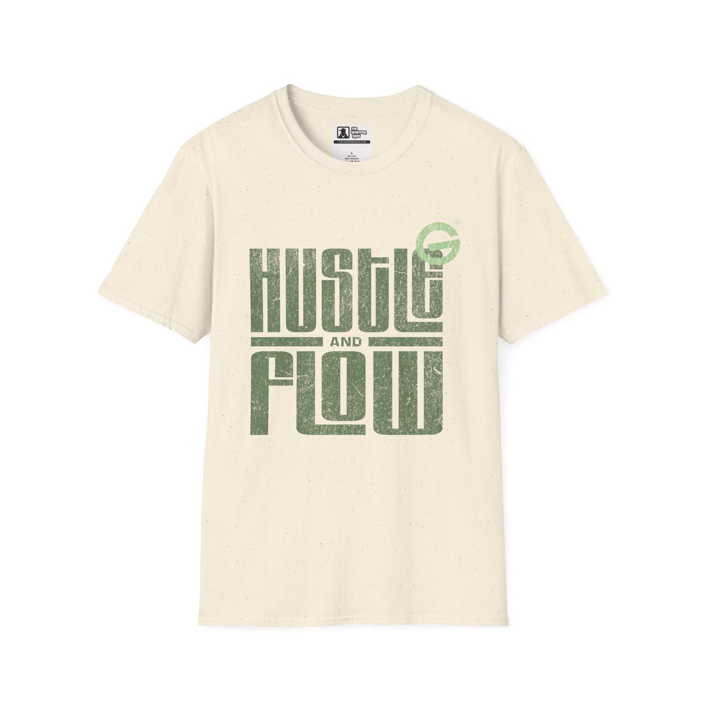 Hustle and Flow T-Shirt — Vintage Green Graphic Tee