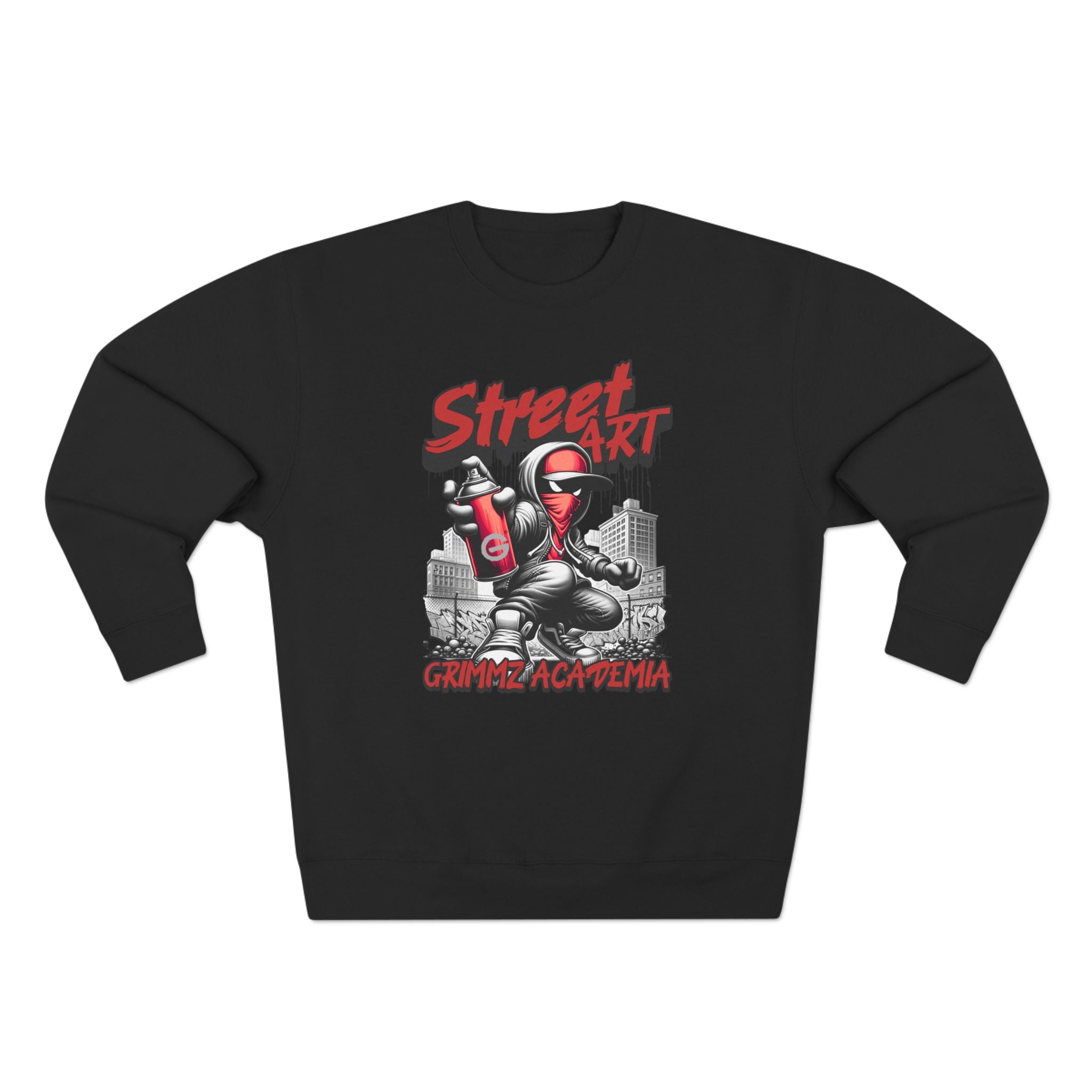 Street Art Crewneck Sweatshirt – Graffiti Skater Graphic