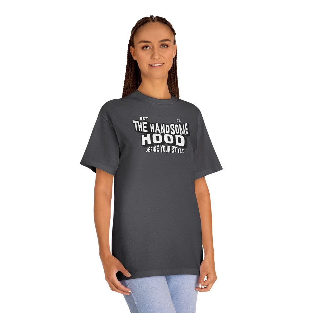 Graphic Tee — "The Handsome Hood" Retro Logo