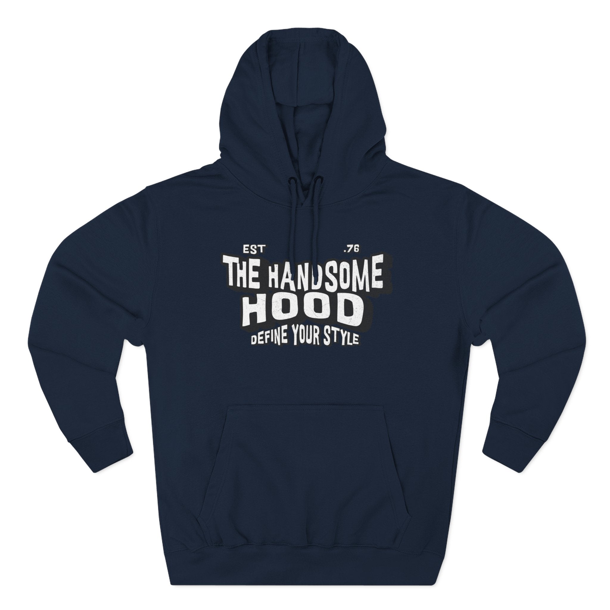 The Handsome Hood Hoodie – Retro Script Graphic Pullover