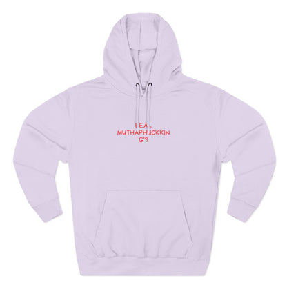 Red Brushstroke G Logo Hoodie