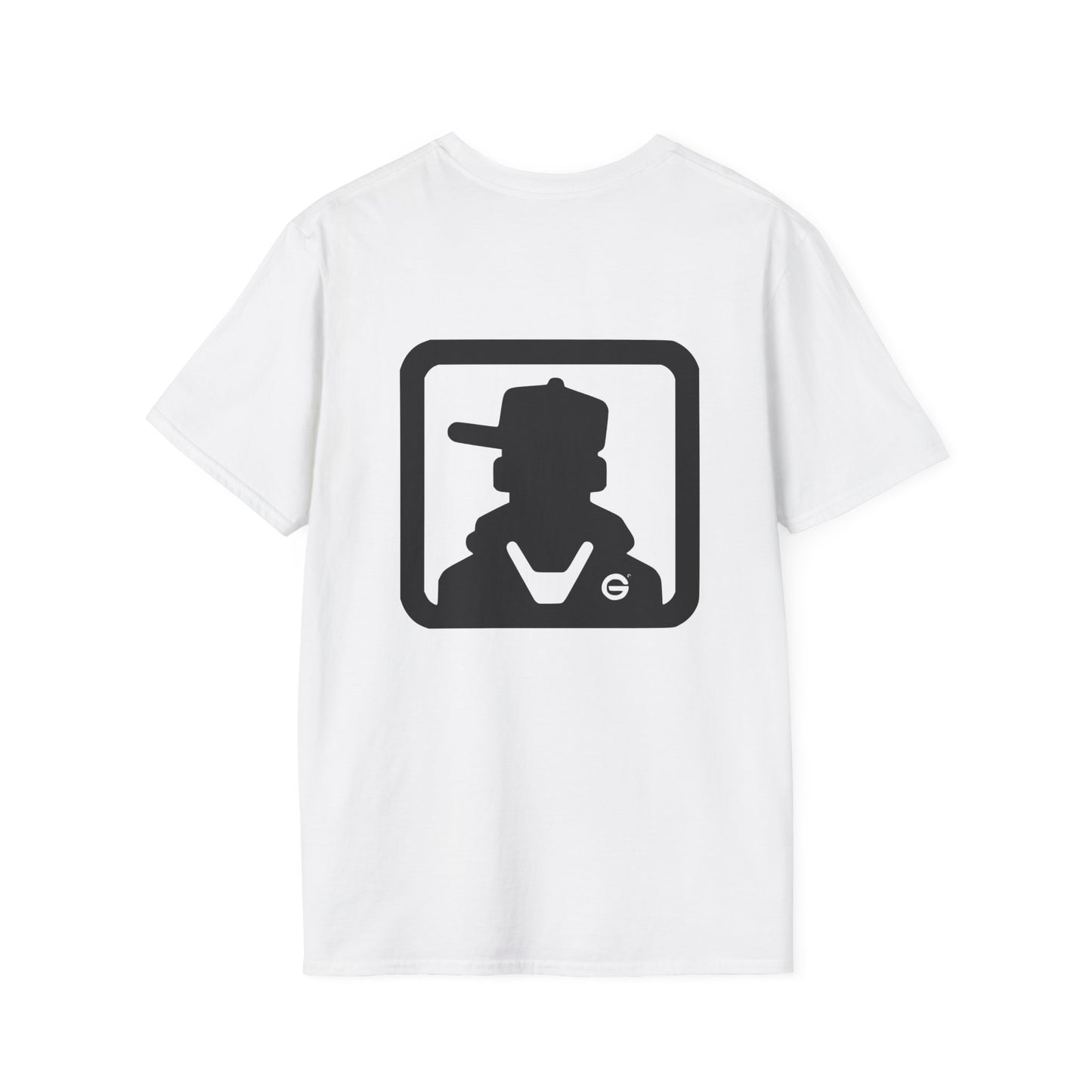 Minimal Monochrome Silhouette Logo Tee