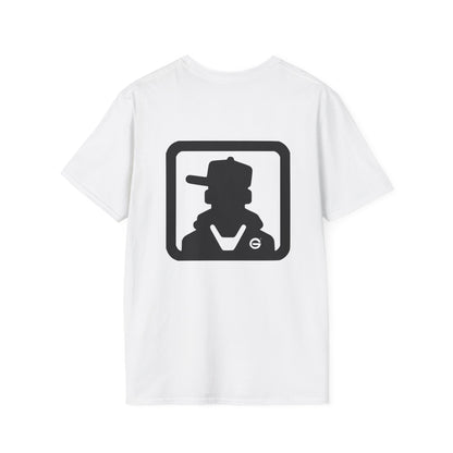 Minimal Monochrome Silhouette Logo Tee
