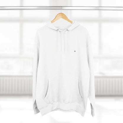 Classic White Three-Panel Hoodie