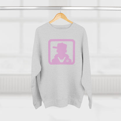 Retro Pink Silhouette Crewneck Sweatshirt