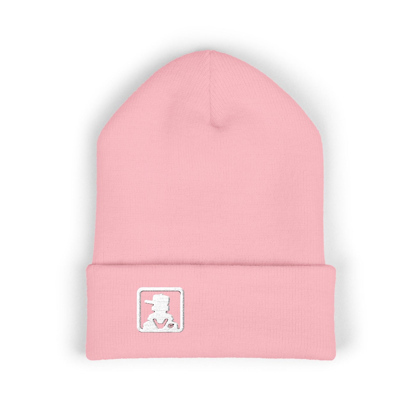 Classic Minimal Patch Knit Beanie