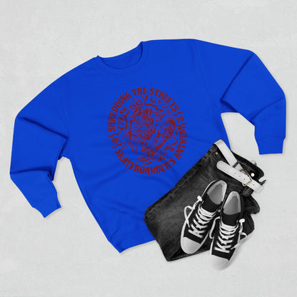 Skate Anthem Shredding Streets Sweatshirt
