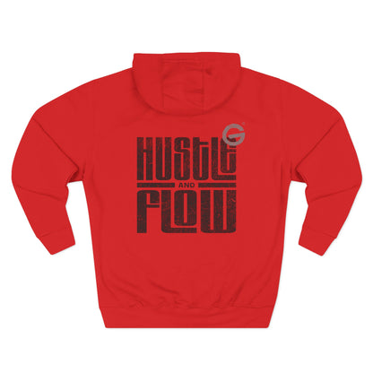 Hustle Flow Motivational Fleece Hoodie