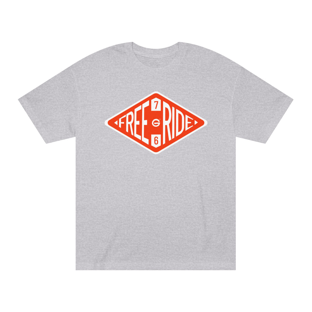 Free Ride 766 Retro Logo Tee — Vintage Surf/Skate Graphic T-Shirt