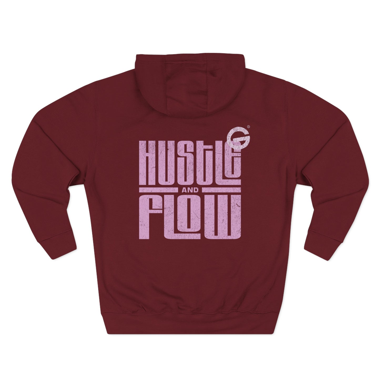 Hustle Flow Pink Graphic Hoodie