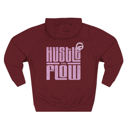 Hustle Flow Pink Graphic Hoodie