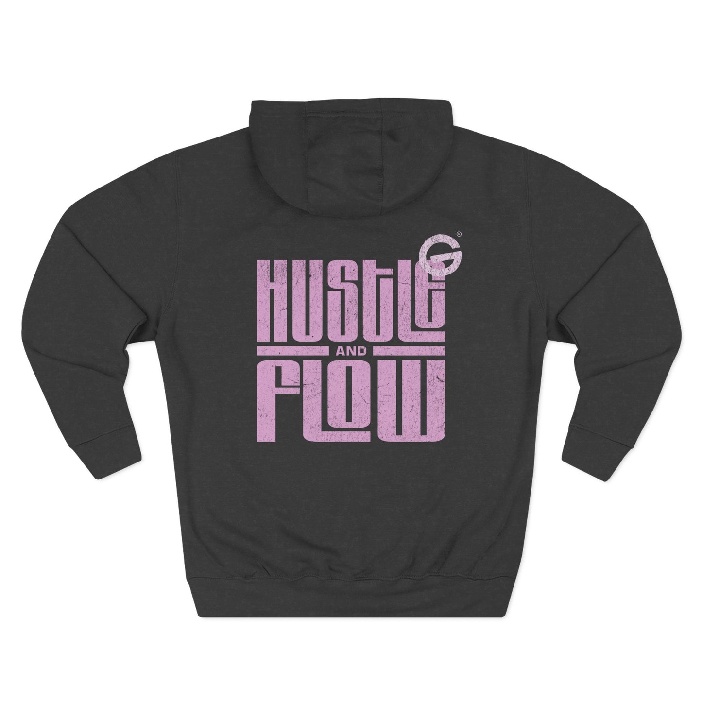 Hustle Flow Pink Graphic Hoodie