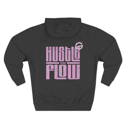 Hustle Flow Pink Graphic Hoodie
