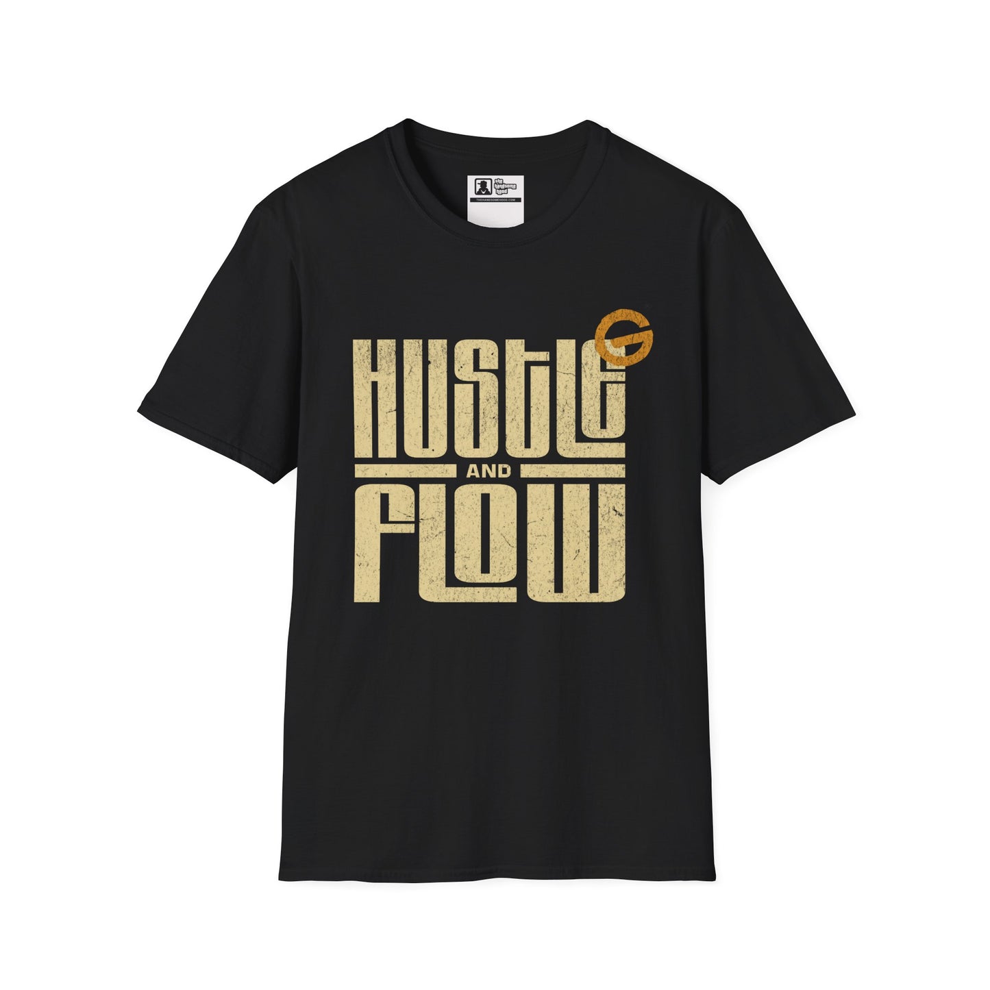 Hustle Flow Retro Gold Tee