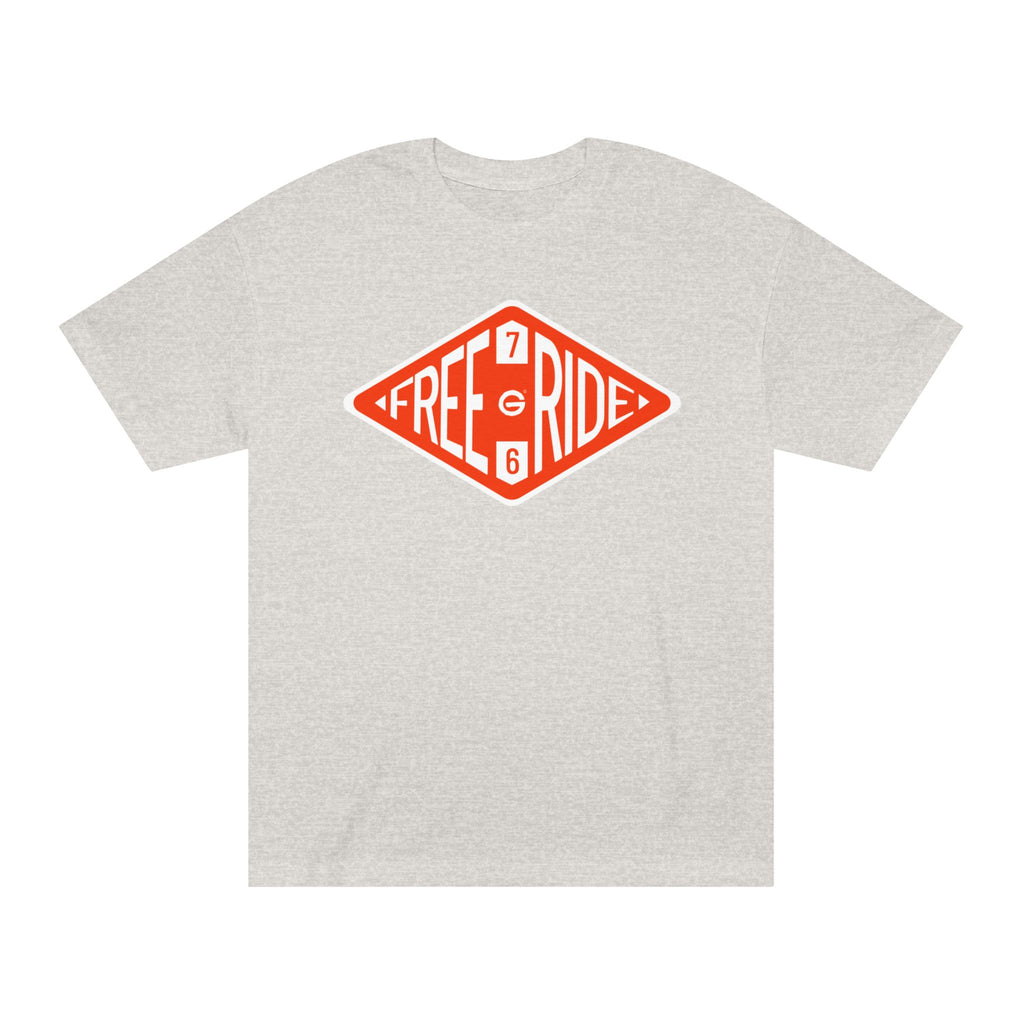 Free Ride 766 Retro Logo Tee — Vintage Surf/Skate Graphic T-Shirt