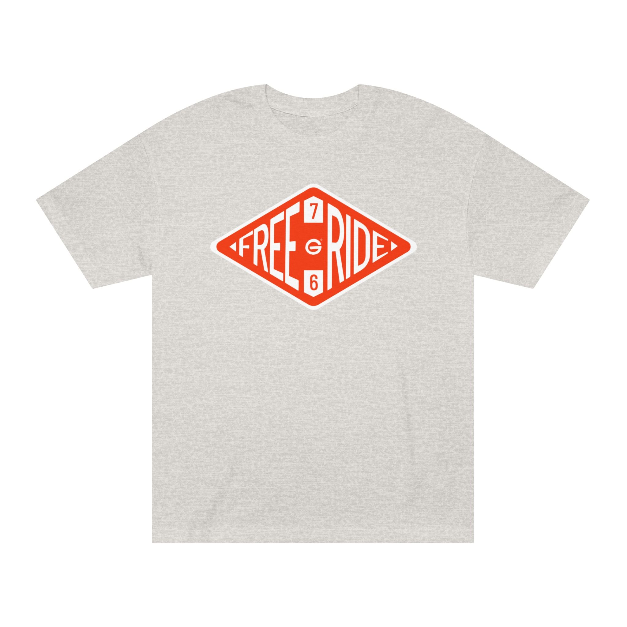 Free Ride 766 Retro Logo Tee — Vintage Surf/Skate Graphic T-Shirt