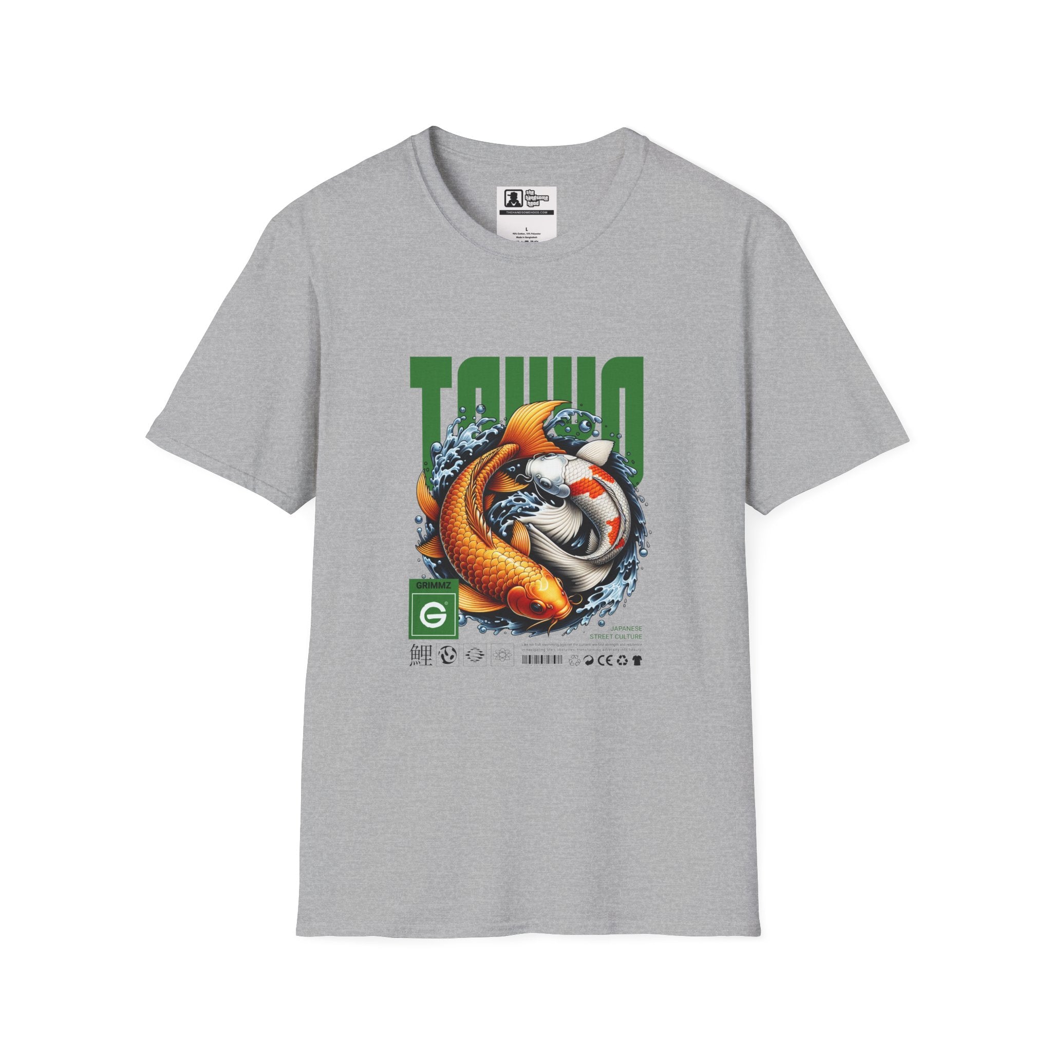Koi Fish Tokyo Graphic T-Shirt – Japanese Wave Art Tee