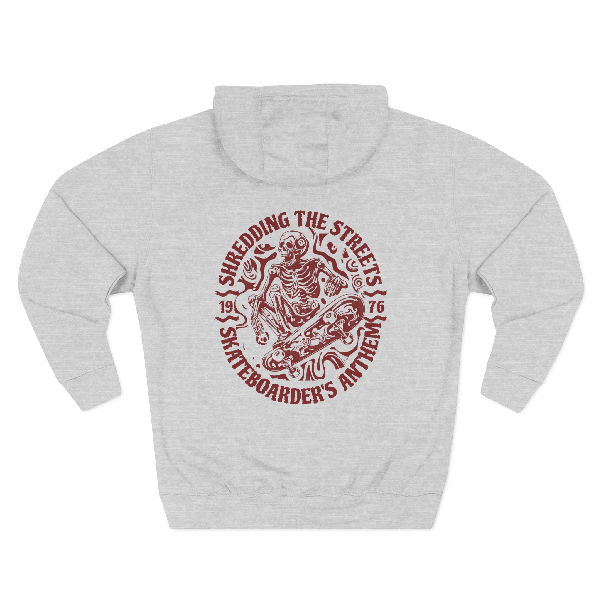 Skateboarders In Hell Graphic Hoodie — Retro Skate Circle Design