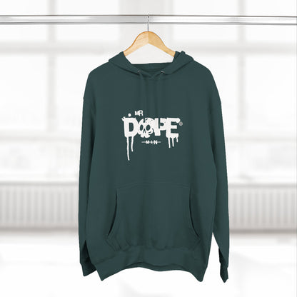 Classic White Three-Panel Hoodie