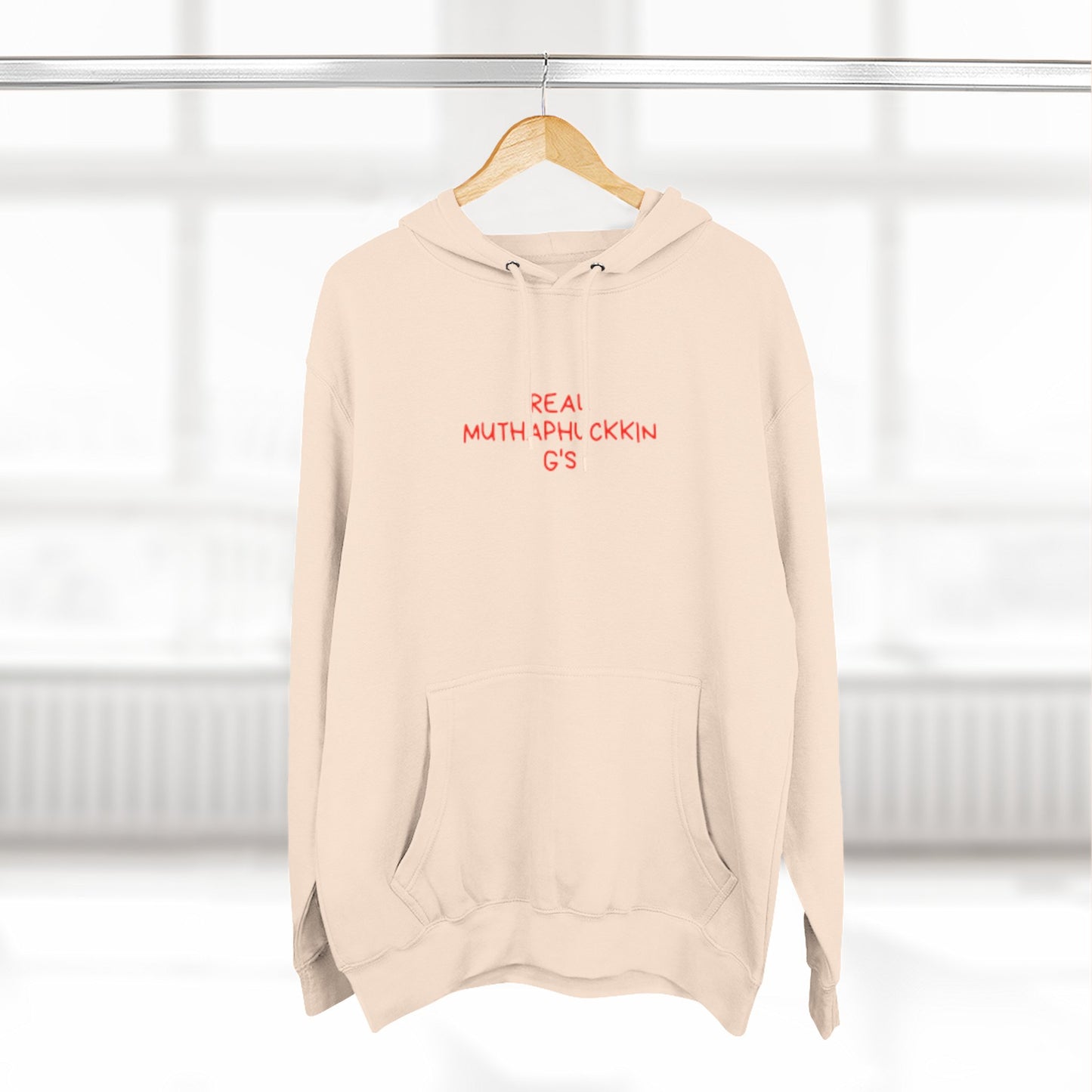 Red Brushstroke G Logo Hoodie