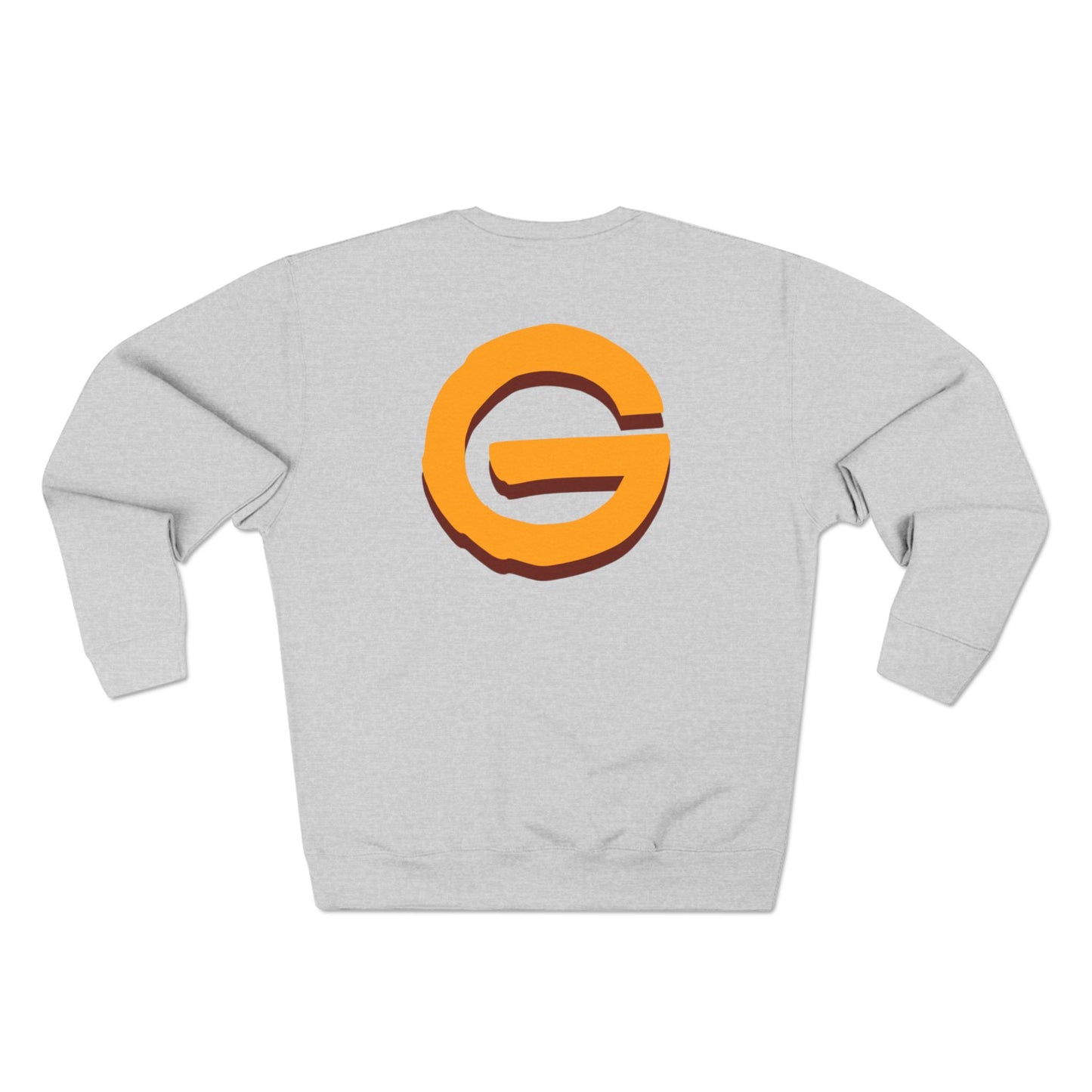 Grimmz Crewneck Sweatshirt — Bold Orange Logo Streetwear