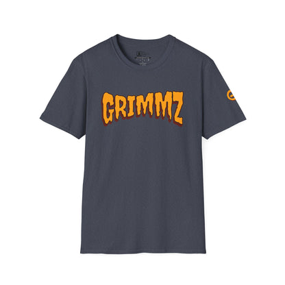 Grimmz Orange Drip Logo T-Shirt